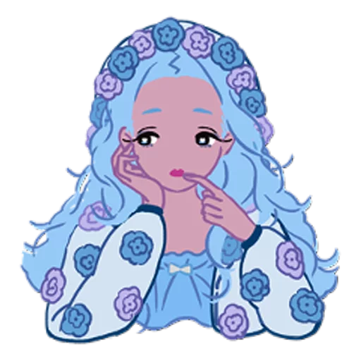 😔 Стикер «Girls talk club» для Telegram