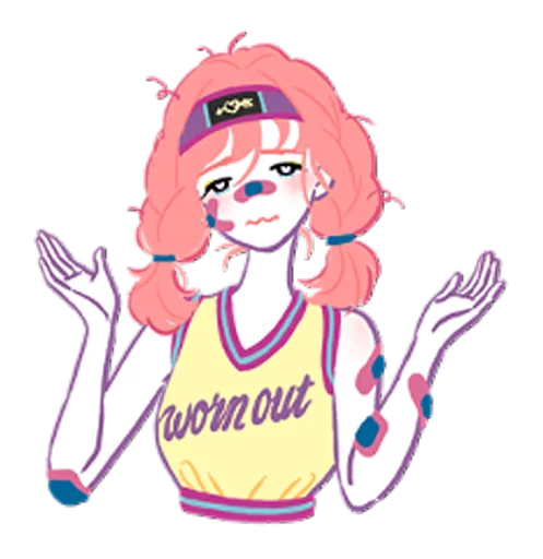 🤕 Стикер «Girls talk club» для Telegram