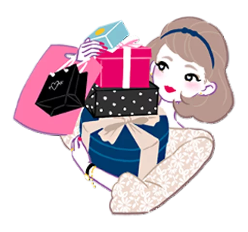 🎁 Стикер «Girls talk club» для Telegram