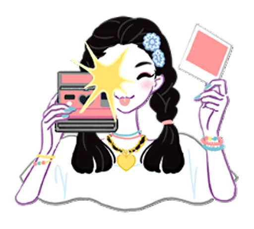 📸 Стикер «Girls talk club» для Telegram