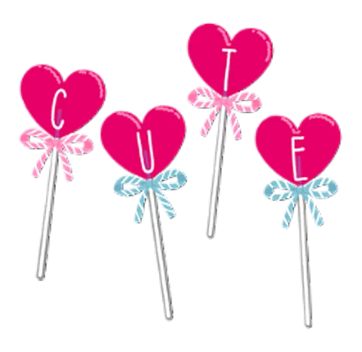 ❤ Стикер «Girls talk club» для Telegram
