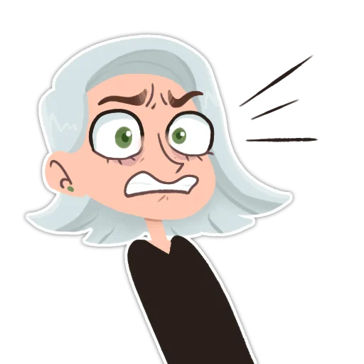 😧 Стикер «Girl St» для Telegram