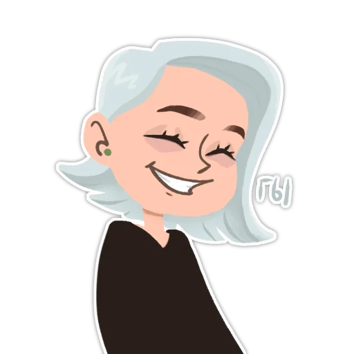 😂 Стикер «Girl St» для Telegram