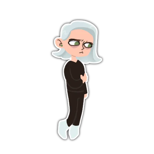 😥 Стикер «Girl St» для Telegram