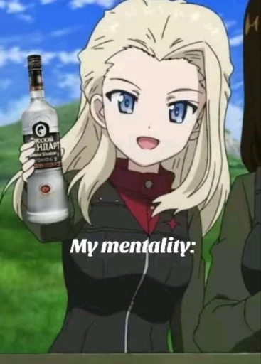 🤩 Стикер «Girls und Panzer» для Telegram