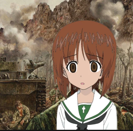 🤩 Стикер «Girls und Panzer» для Telegram