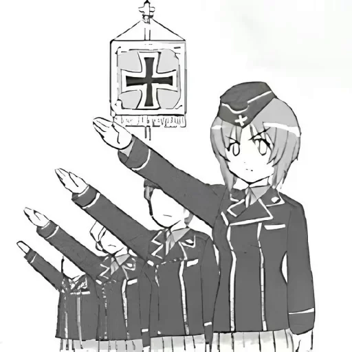 🤩 Стикер «Girls und Panzer» для Telegram