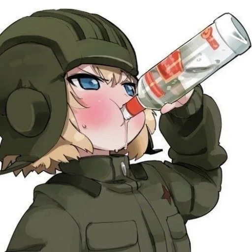 🤩 Стикер «Girls und Panzer» для Telegram