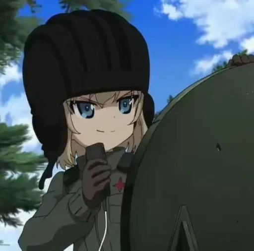 🤩 Стикер «Girls und Panzer» для Telegram
