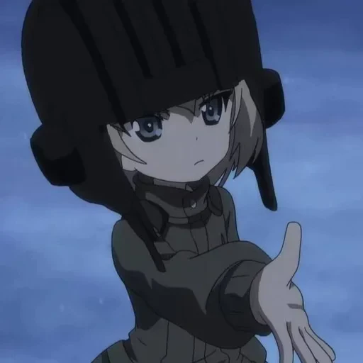 😀 Стикер «Girls und Panzer» для Telegram