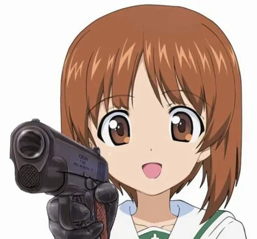🔫 Стикер «Girls und Panzer» для Telegram