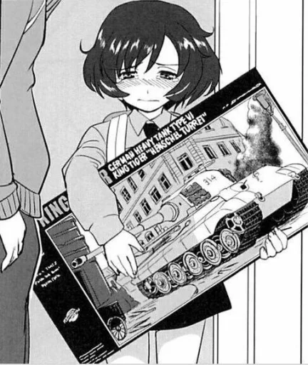 🤩 Стикер «Girls und Panzer» для Telegram
