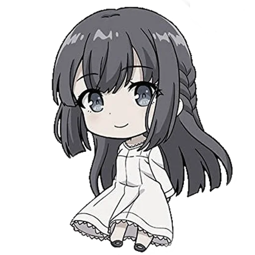 😉 Стикер «Chibi chans» для Telegram
