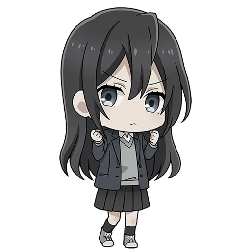 😾 Стикер «Chibi chans» для Telegram