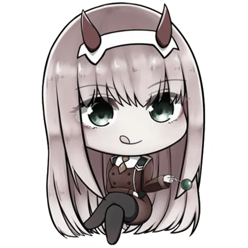 😊 Стикер «Chibi chans» для Telegram