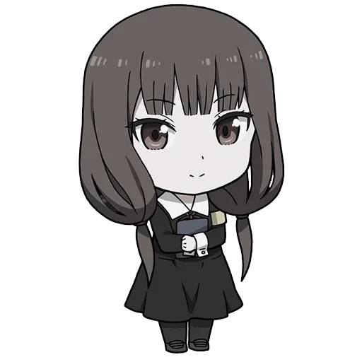 🤔 Стикер «Chibi chans» для Telegram