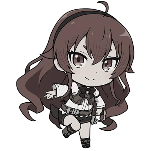 😼 Стикер «Chibi chans» для Telegram