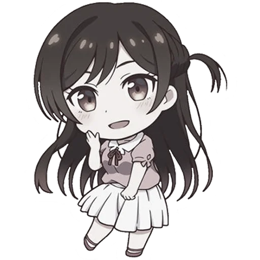 🙋‍♀️ Стикер «Chibi chans» для Telegram