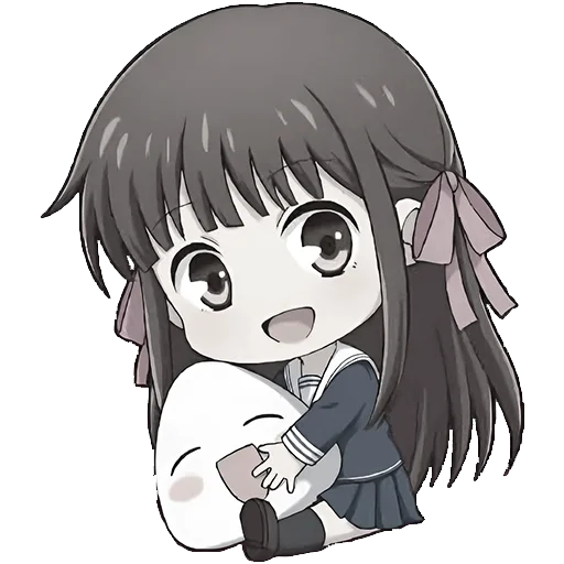 🧸 Стикер «Chibi chans» для Telegram