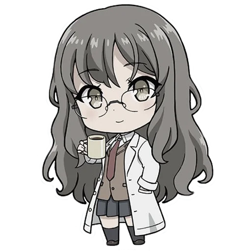 ☕️ Стикер «Chibi chans» для Telegram