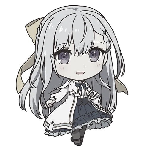 😊 Стикер «Chibi chans» для Telegram