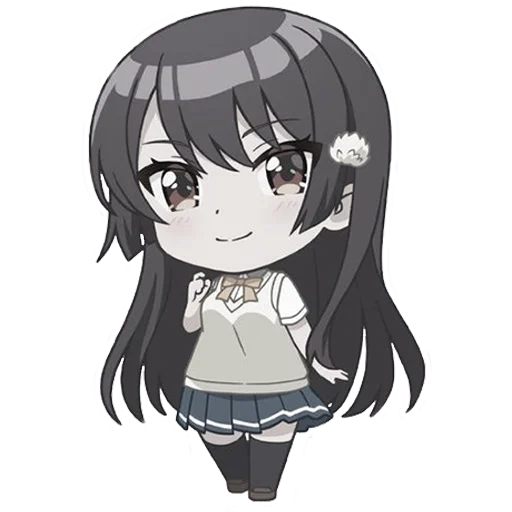😏 Стикер «Chibi chans» для Telegram