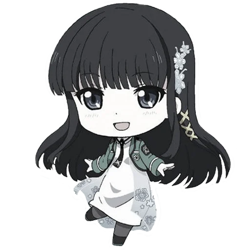 😊 Стикер «Chibi chans» для Telegram