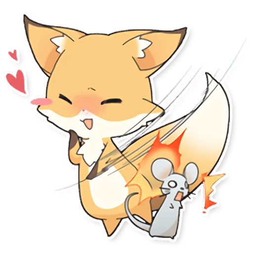 ☺️ Стикер «Girly Fox Remastered» для Telegram