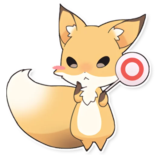 👌 Стикер «Girly Fox Remastered» для Telegram