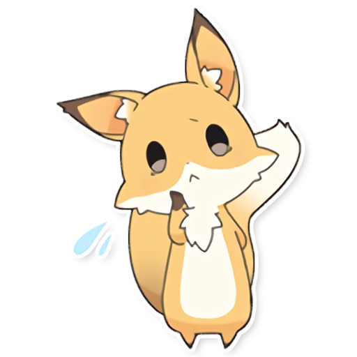 🤔 Стикер «Girly Fox Remastered» для Telegram