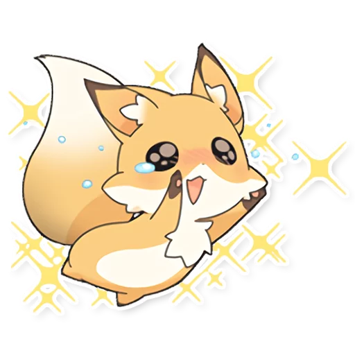 🤩 Стикер «Girly Fox Remastered» для Telegram