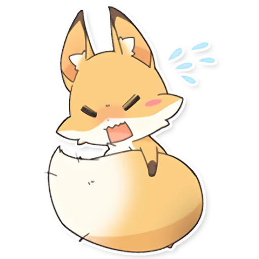 😳 Стикер «Girly Fox Remastered» для Telegram