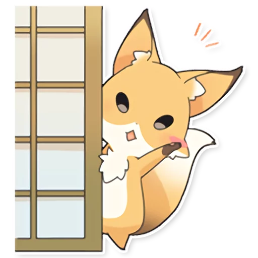 🤗 Стикер «Girly Fox Remastered» для Telegram
