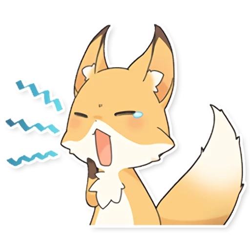 😴 Стикер «Girly Fox Remastered» для Telegram