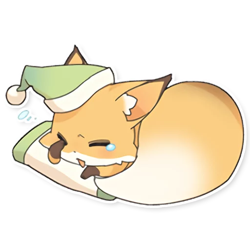 😴 Стикер «Girly Fox Remastered» для Telegram