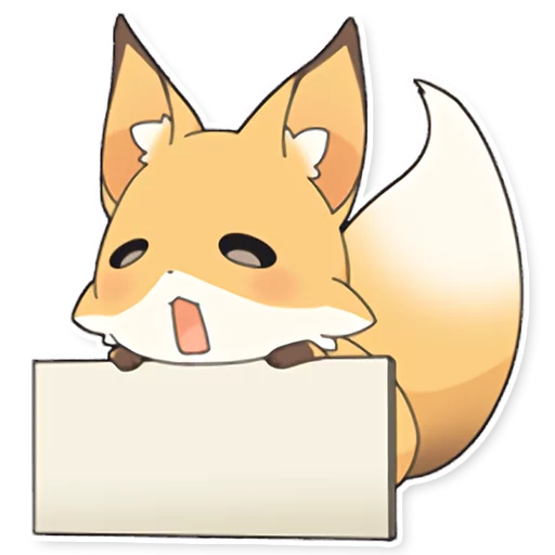 😑 Стикер «Girly Fox Remastered» для Telegram