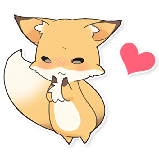 ☺️ Стикер «Girly Fox Remastered» для Telegram