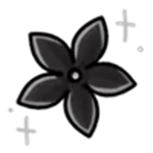 🌸 Эмодзи «‍⬛Black Mood» для Telegram