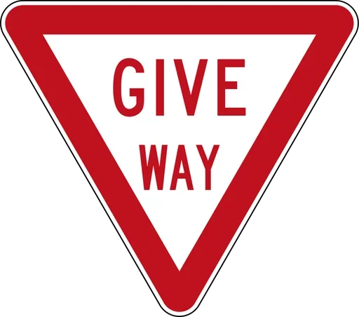 👻 Стикер «Give Way» для Telegram