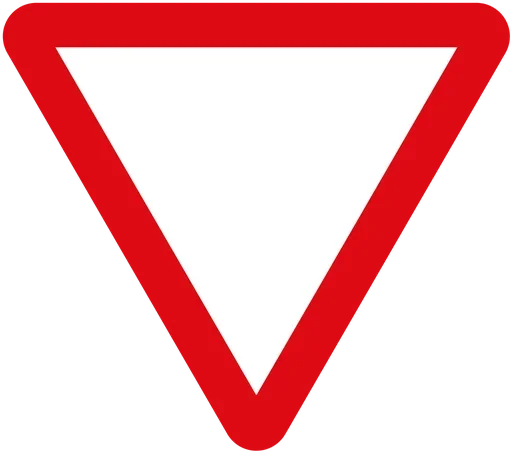 👻 Стикер «Give Way» для Telegram