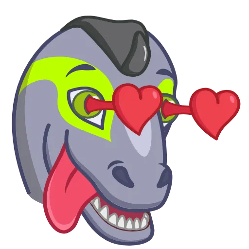 🥰 Эмодзи «Динозавр» для Telegram