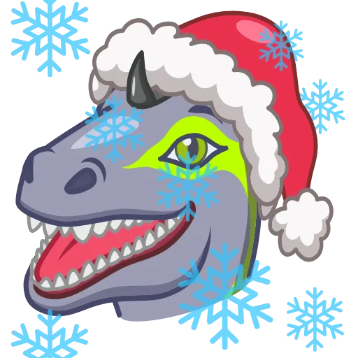 🎅 Эмодзи «Динозавр» для Telegram