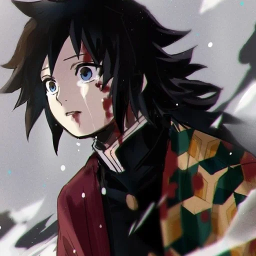 🖤 Стикер «Giyu Tomioka» для Telegram