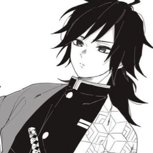 🖤 Стикер «Giyu Tomioka» для Telegram