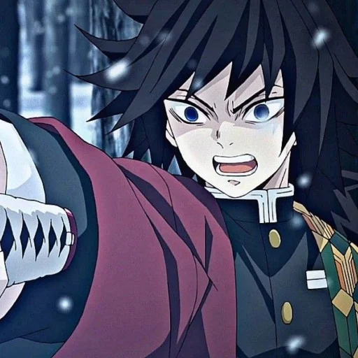 🖤 Стикер «Giyu Tomioka» для Telegram