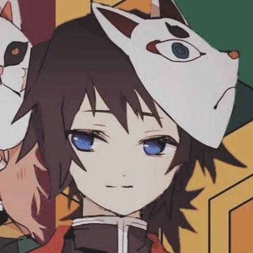 🖤 Стикер «Giyu Tomioka» для Telegram