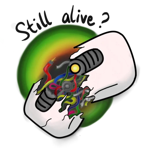 😴 Стикер «Glados» для Telegram