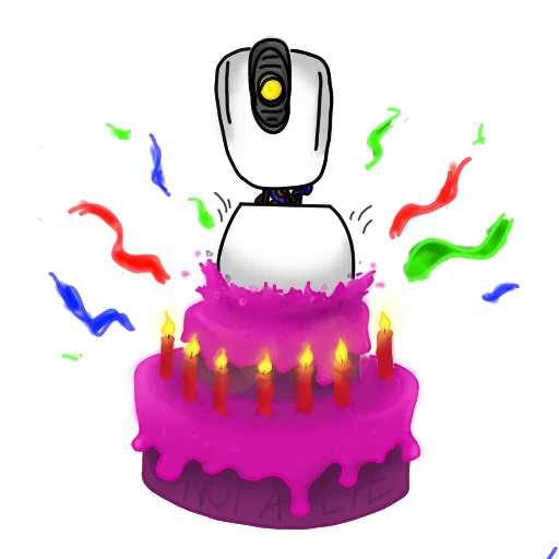 🎂 Стикер «Glados» для Telegram