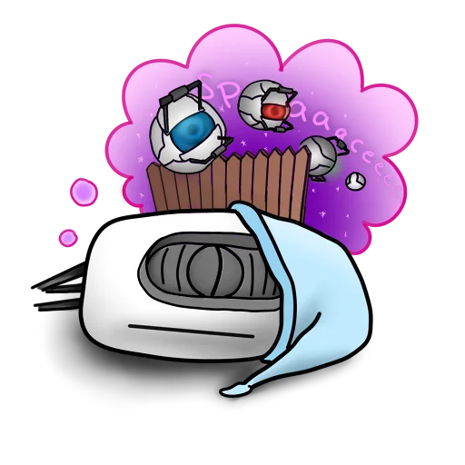 😴 Стикер «Glados» для Telegram