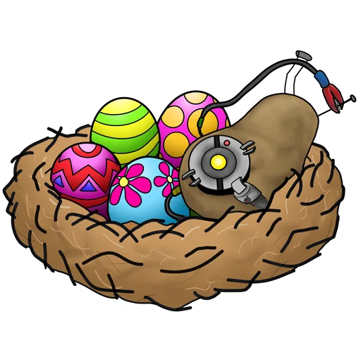 🐰 Стикер «Glados» для Telegram